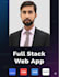 develop a full stack web app using java, laravel, vue js, react