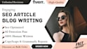 write 1500 words SEO article, blog post, and web content within 24 hours