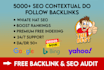 do high authority DR 50 plus contextual seo dofollow backlinks to boost ranking