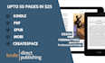 do uniquely kindle ebook, createspace and book formatting