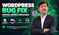 fix website bugs, errors, and code issues