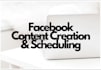 create and schedule facebook business page content