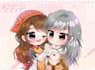 draw a cute chibi with pet