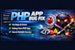 fix PHP, laravel, javascript and mysql issues fast