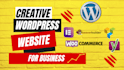 develop and customize a modern, responsive wordpress website
