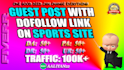 do guest posts on high quality sports sites