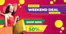 create web banners, web headers and sales banner