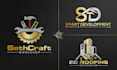 do unique real estate construction property and modern logo design