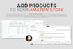 create your product listing in your amazon store