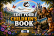 edit your childrens book and create room for illustrations