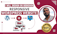 create a responsive wordpress website or wordpress design