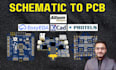 do pcb design of your circuit in altium easyeda eagle kicad