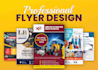 design creative business and corporate flyer