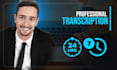 do italian audio transcription