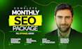 do monthly SEO optimization for your website