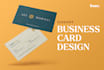 design elegant business card for you