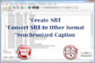 create a subtitle srt file in english