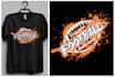 do creative typography tshirt design for pod