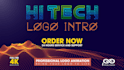 create amazing hi tech logo animation