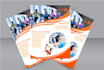 design elegant flyer  brochure and posters