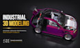 create industrial product 3d modeling and photorealistic rendering