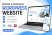 design or redesign a modern responsive wordpress website