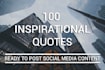 create 100 inspirational image quotes with your logo