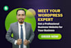build a professional business website in wordpress