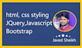 fix html css javascript jquery and bootstrap errors