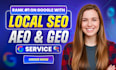 do local SEO, monthly website GEO, aeo, offpage backlinks building for ai rank