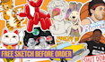 create awesome illustration for stickers design in 24 hours