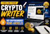 be your crypto writer for hot cryptocurrency news articles