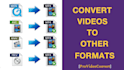 convert mov to mp4 video or any other video format in 24 h