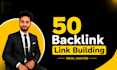 do 50 high authority backlink link buiding quality for SEO