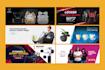 design creative web banner, shopify banner