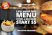 design restaurant menu, flyers, and brochures