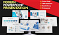 design a professional and modern powerpoint presentation PPT