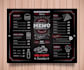 design food and restaurant menu