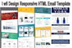 design responsive HTML  email template