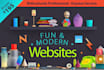 build a super professional eyecatching website fast