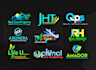 do modern business 3d logo design