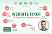 be your website fixer and resolve any issue