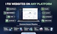 be your website fixer and resolve any issue