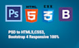 convert sketch,xd, psd, pdf, ai to responsive website