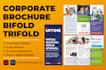 design a professional bifold trifold or corporate brochure layout