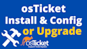 do install and config osticket soft