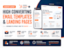 high converting hubspot email templates and landing pages