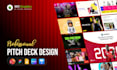 design a pro investor pitch deck and powerpoint presentation