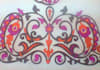 do hand embroidery and designing