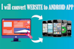 convert website to android app